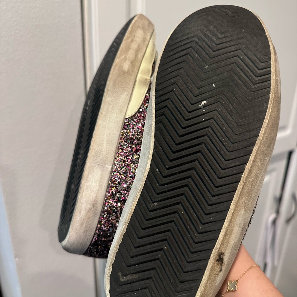 Golden Goose Glitter Star Sneakers - Picture 7 of 8